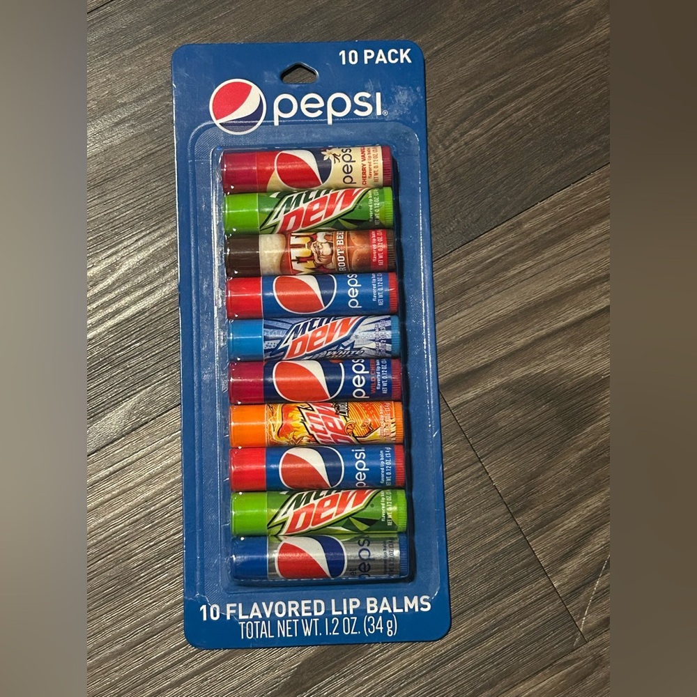 Pepsi Soda Flavored Lip Balm 8CT